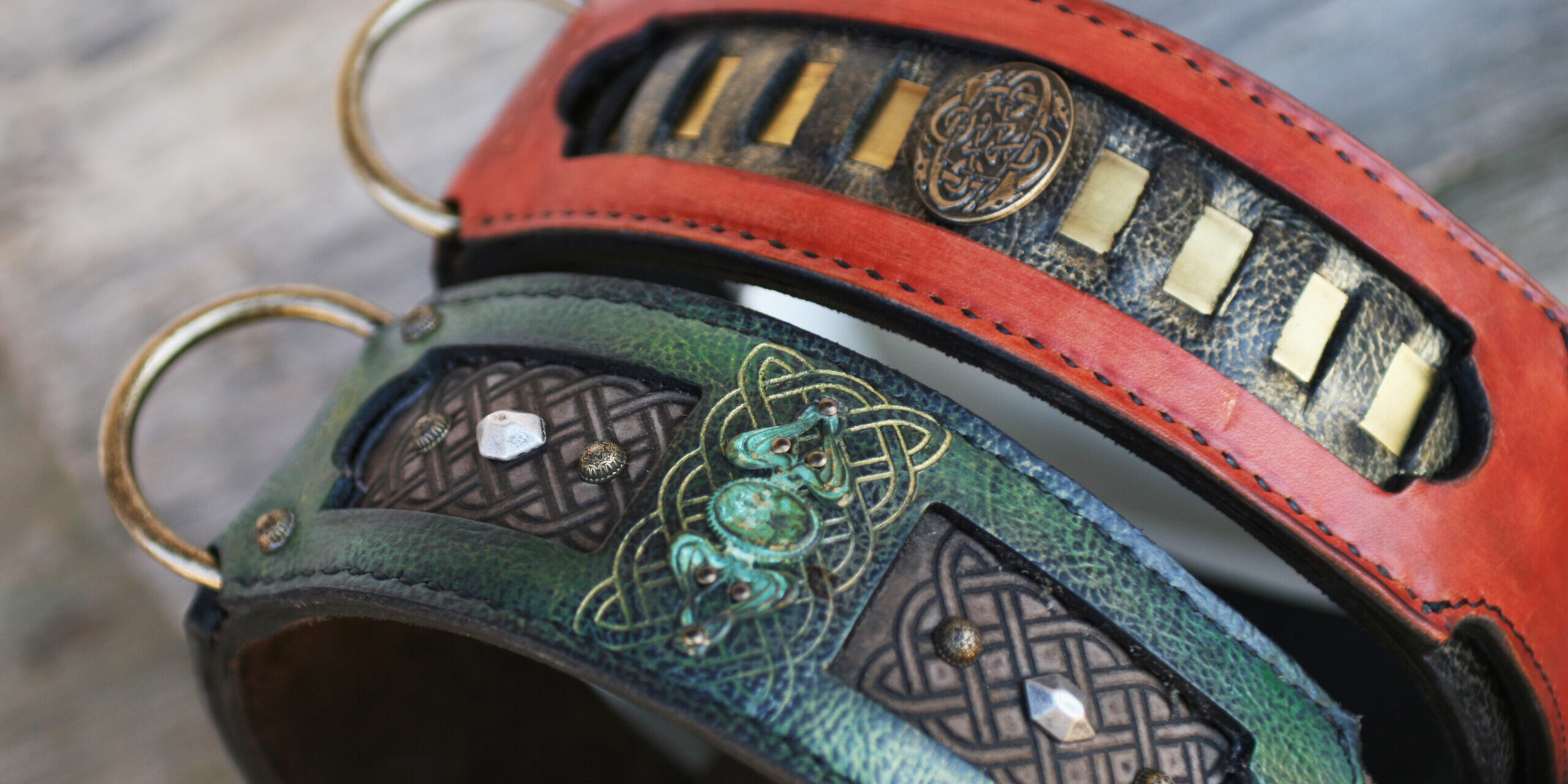 leather dog collars by workshop sauri scaled 1