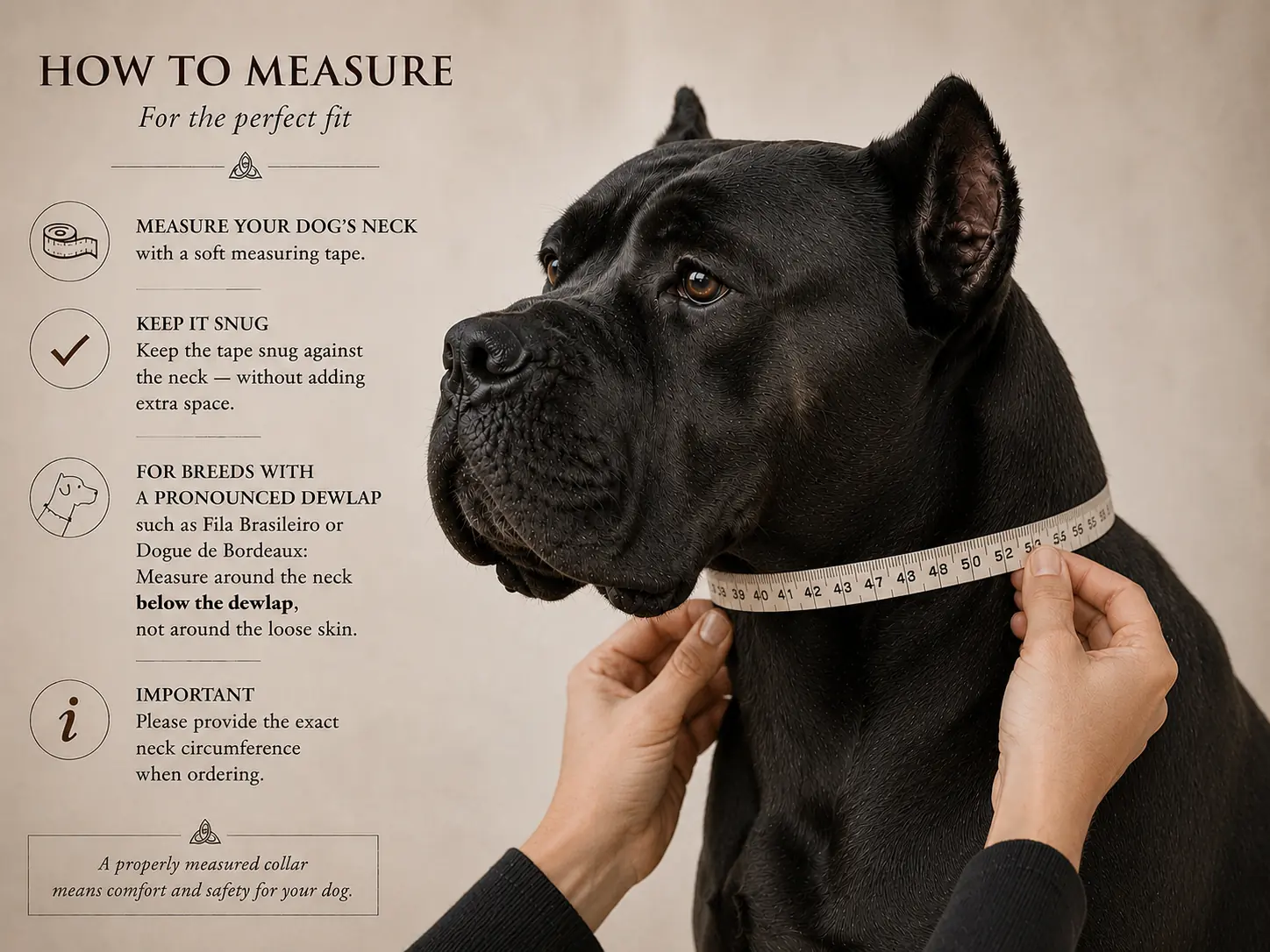 How to measure your dog for THOR collar
