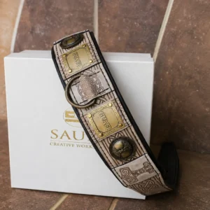 THOR dog collar handcrafted for large dogs by SAURI