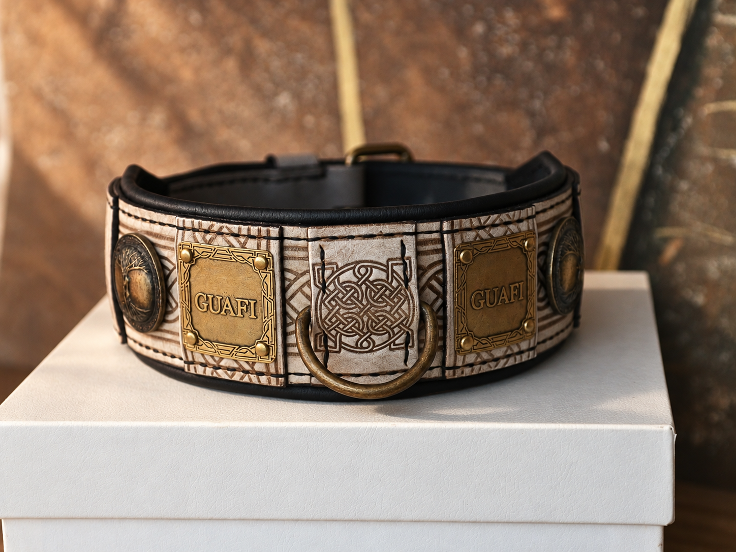 THOR Viking dog collar with name by SAURI